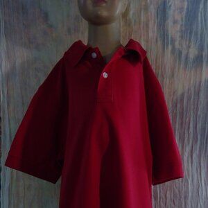 Nautica Red Polo Shirt (Size M, 10-12)